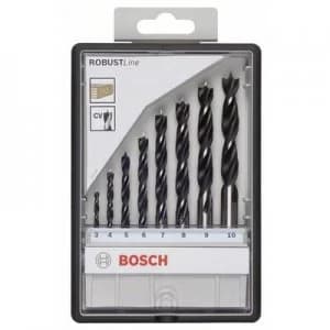 Wood twist drill bit set 8 Piece Bosch Accessories 2607010533 Cylinder shank 1 Set