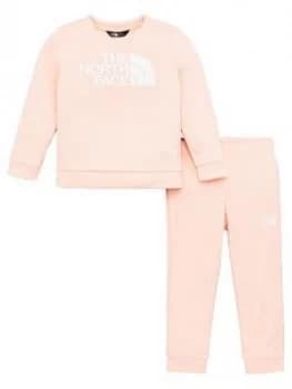 The North Face Toddler Girls Surgent Crew Set - Pink