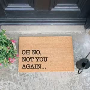 Artsy Doormats Oh No Not You Again Doormat