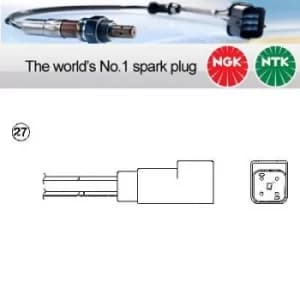 1x NGK Lambda NTK Oxygen 02 Lambda Sensor OZA660-EE43 (94649)
