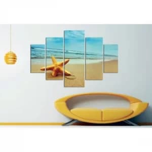 ST064 Multicolor Decorative MDF Painting (5 Pieces)