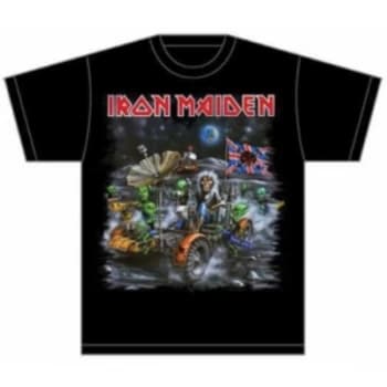 Iron Maiden Knebworth Moonbuggy Mens T Shirt: X Large