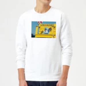 Disney Lilo And Stitch Life Guard Sweatshirt - White