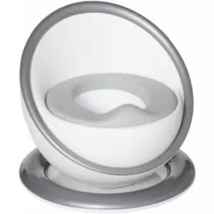 HOMCOM Kids Potty Baby Toilet Seat w/ Removable Pot, Splash Guard - White - White