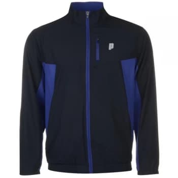 Prince Zipped Warm Up Jacket Mens - Navy