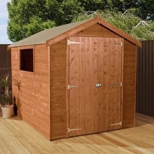 Mercia Premium Pressure Treated Shiplap Apex Shed - 8 x 6ft