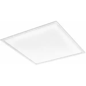 Loops - Flush Ceiling Panel Light 6205mm White Sqaure Tile 40W Built in LED 4000K