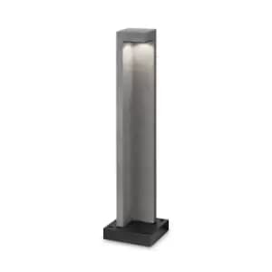 Titano LED 1 Light Bollard Light Granite IP55
