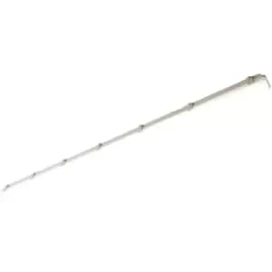 6ft High Lumen IP65 Batten Light Fitting - 74.4W Cool White LED - Frosted Pc