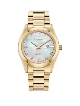 Citizen Citizen Ladies diamond Watch, Pearl, Women