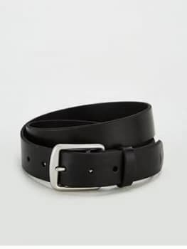 Polo Ralph Lauren Casual Leather Belt - Black, Size 32, Men