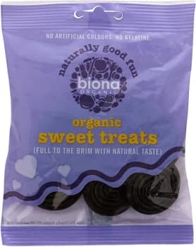 Biona Licorice Spirals - 75g x 12