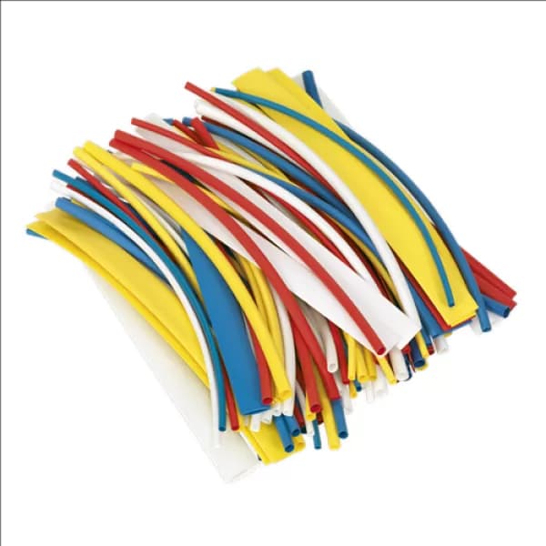 Genuine SEALEY HST200MC Heat Shrink Tubing Mixed Colours 200mm 100pc