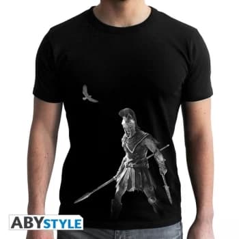 Assassins Creed - Alexios - Mens Large T-Shirt - Black