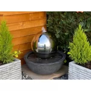 Tranquility Water Features - Sphere & Resin Base Mains Powered Water Feature