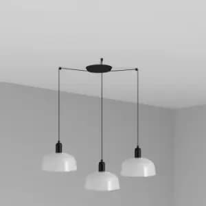 Tatawin Medium 3 Light White Cluster Drop Pendant Lamp