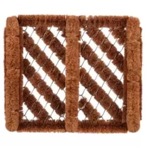 Boot Scraper Mat (36cm x 33cm) (Brown) - Groundsman