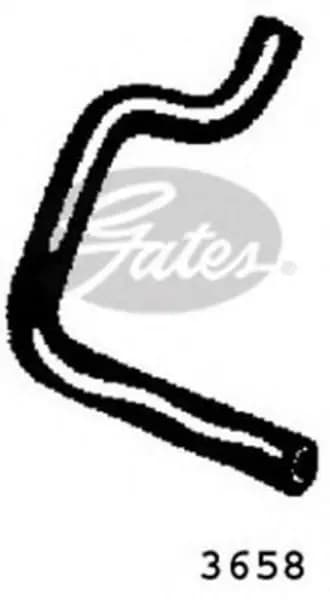 Curved Radiator Hose 250mm X 18 Gates 3658