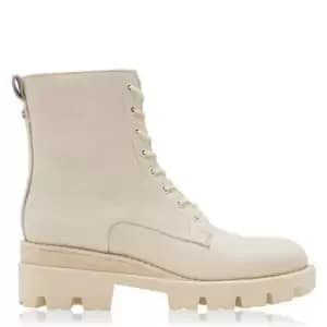 SAM EDELMAN Garret Combat Platform Boot - Beige