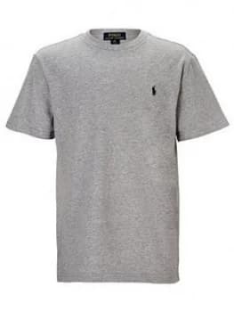Ralph Lauren Boys Classic Pony Logo T-Shirt - Grey Marl, Size Age: 10-12 Years