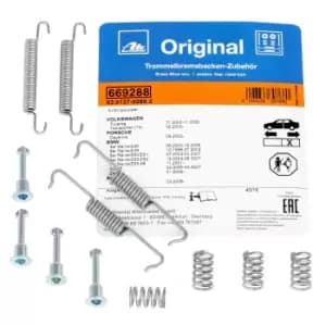 ATE Accessory Kit, parking brake shoes VW,AUDI,MERCEDES-BENZ 03.0137-9288.2 34410002718,34410005300,34410034783 34410034938,34410038346,34410146840