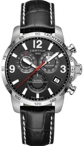 Certina Watch DS Podium Chrono GMT - Black CRT-493