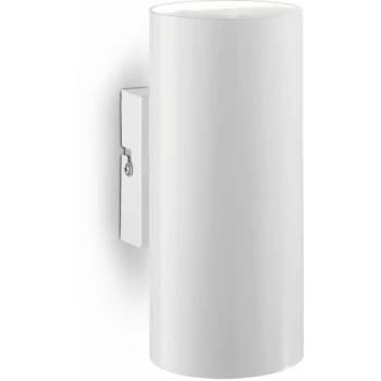 Ideal Lux Hot - 2 Light Up & Down Wall Light White, GU10