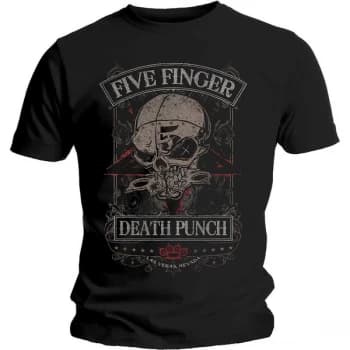 Five Finger Death Punch - Wicked Unisex XX-Large T-Shirt - Black
