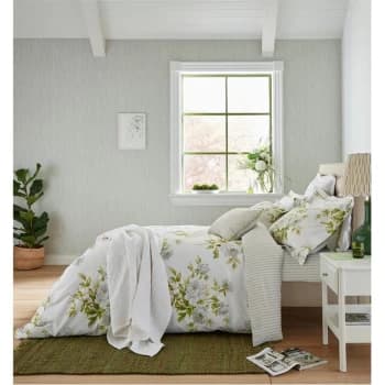 Sanderson Adele 200TC Cotton Sateen Duvet Cover - Green