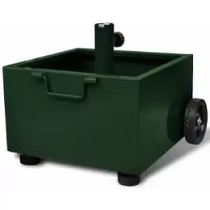 Outdoor Umbrella Stand Plant Pot Green Vidaxl Green
