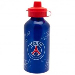 Paris Saint Germain FC Aluminium Drinks Bottle Signed
