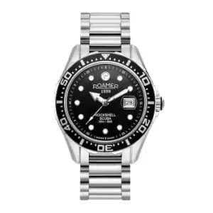 Roamer 220858 41 85 50 Rockshell Mark III Scuba Black Dial Wristwatch