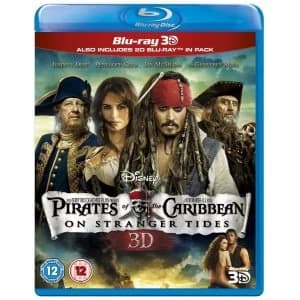 Pirates of the Caribbean On Stranger Tides 3D Bluray
