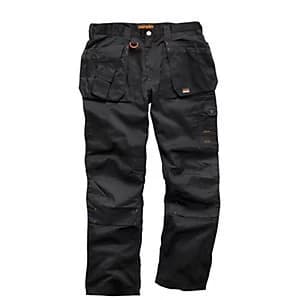 Scruffs Worker Plus Trouser Black - 34W 31L