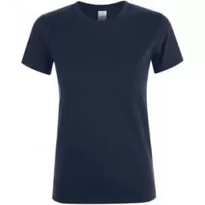 SOLS Womens/Ladies Regent Short Sleeve T-Shirt (3XL) (French Navy)