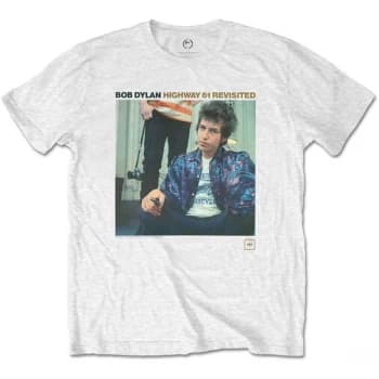 Bob Dylan - Highway 61 Revisited Unisex Medium T-Shirt - White