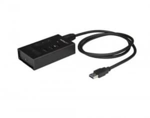 4 Port USB Hub A to 3xA and 1xC USB 3.0