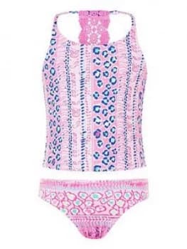 Monsoon Ava Tankini - Pink