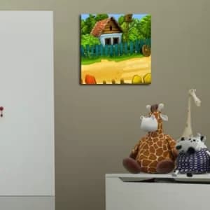 4545CO-14 Multicolor Decorative Canvas Painting