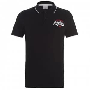 Jack and Jones Core Heritage Polo Shirt Mens - Black 2