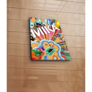 3040C-6 Multicolor Decorative Canvas Painting