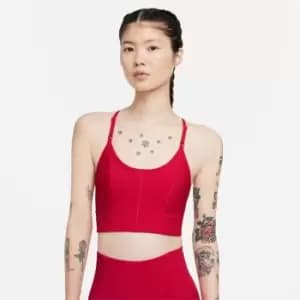 Nike DriFit Indy Longline Bra Womens - Red