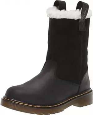 Dr Martens Girls Juney Knee High Boots - Black