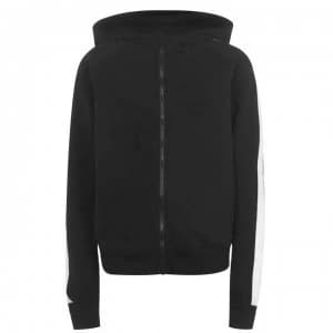 USA Pro FZ Hoodie Junior Girls - Black