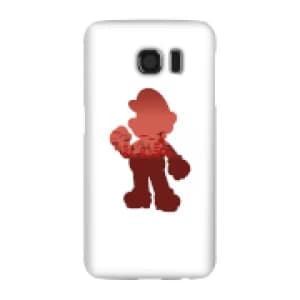 Nintendo Super Mario Mario Silhouette Phone Case - Samsung S6 - Snap Case - Gloss