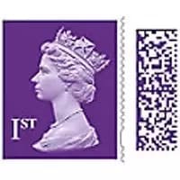 Royal Mail Postage Stamps 1st Class UK Self Adhesive Pack of 50