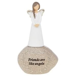 Stone Sentiment Angel Friends Ornament