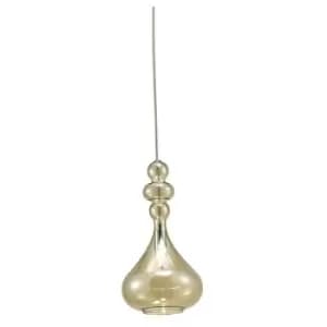 Suspension Reese Chrome polished 1 bulb 33cm