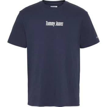 Tommy Jeans Text Back Logo T Shirt - Twilight Navy