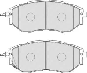 Ferodo FDB1984 Brake Pad Set Front Axle Premier Car